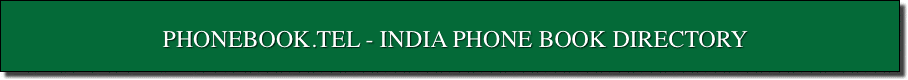 INDIA PHONE BOOK INFORMATION