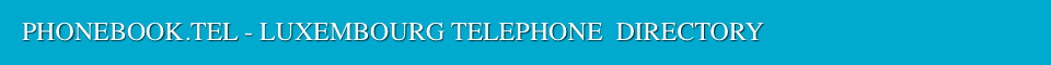  LUXEMBOURG PHONE DIRECTORY